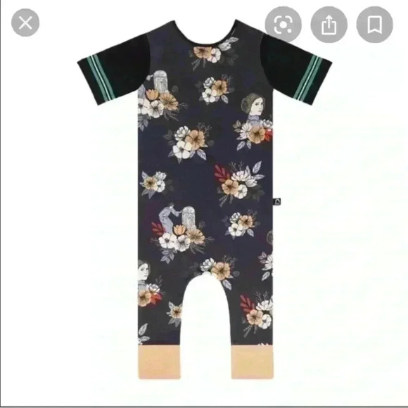 Rags to Raches Princess Leia Star Wars Romper - Picture 1 of 4